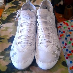 A pair of Under Armor cleats